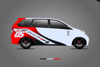 make awesome car wrap design, van wrap, and any vehicle