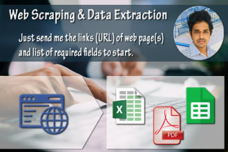 do web scraping and data extraction