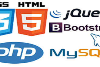 fix any types of bugs of PHP or jquery in website