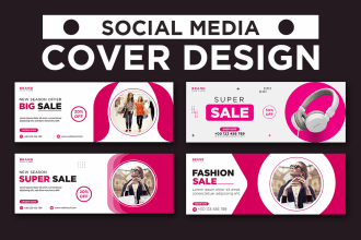 create attractive and professional facebook headers, cover