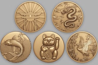 create a detailed 3d bas relief model for cnc or 3d printing