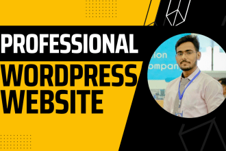 be your wordpress expert in wordpress website design using elementor pro