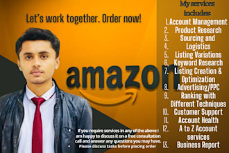 be your amazon virtual assistant for pl,fba,fbm and dropshipping