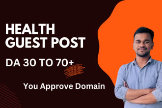 do health guest post backlink on high da website for fast ranking