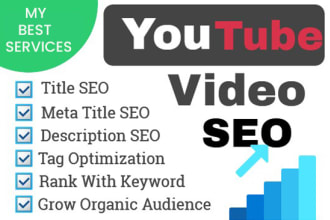 do best youtube channel SEO and video promotion