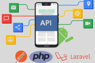 fix, develop rest api in php laravel and codeigniter