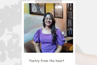 write personalized poetry, script, speech for any theme or occasion