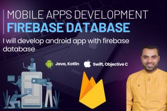 develop android app with firebase database