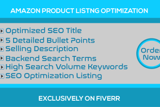 write SEO optimized amazon product listing description