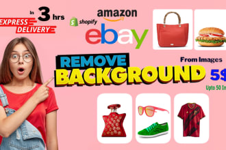 do background removal clipping path and cut out photo editing