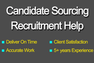 source and recruit qualified candidates for you