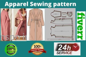 make a sewing pattern for any type of apparel garments
