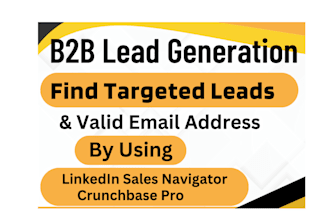 do b2b lead generation, business leads, email addresses, by using linkedin