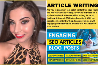 create SEO article, blog, product description, post and website content for you