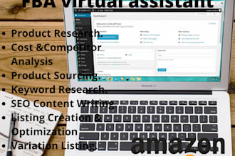 be your expert amazon fba virtual assistant