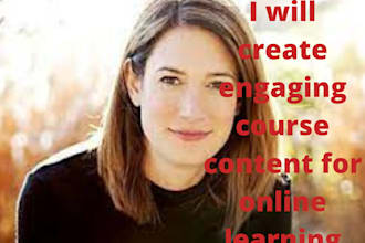 create engaging course content for online learning
