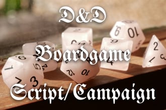 write dnd campaigns, worlds and storylines