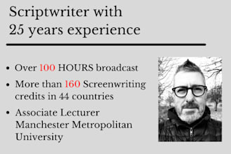 script doctor and rewrite your film or TV screenplay