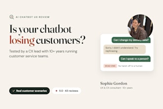 review the UX of your ai chatbot or ai feature