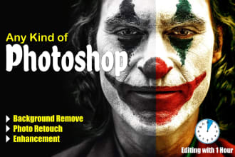 do any photoshop editing, photo retouching, crop image
