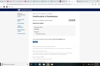 prepare and file year end accounts and ct600 to hmrc and companies house