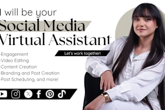 be your virtual assistant for social media