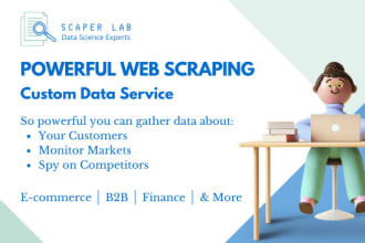 do web scrap, extract data with python, bs4 and selenium