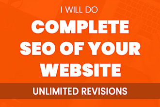 do complete SEO of your website
