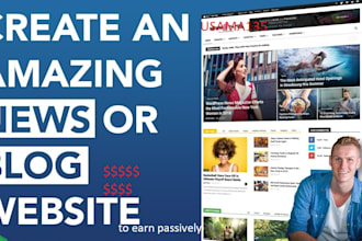built money making automated news website for passive income