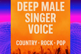 be your deep male singer voice country rock pop