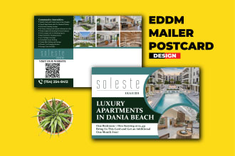 design professional mailer, direct mail, eddm postcards for all business