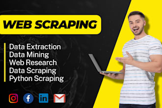 do web scraping, web scraper, data mining, and data entry in 12 hours