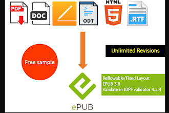 create reflowable or fixed layout epub or kindle ebook