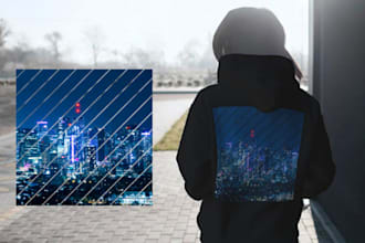 create a custom illustrated t shirt design