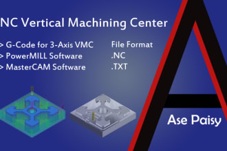 do cnc programming, g codes, toolpath generation