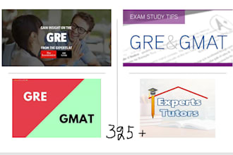 be your professional gre, sat, act and gmat expert tutor