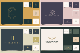 do modern luxury jewelry fashion signature minimalist logo