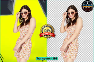 cut out images background removal  professionally and make white
