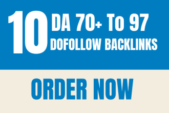 create 5 dofollow backlinks da 70 to 97 guest posts