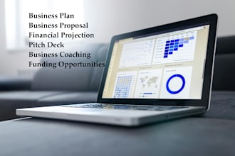 write a professional business plan for your startup