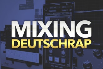 mix and master your deutsch rap or pop song