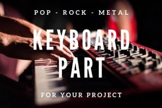 record custom keyboards for your rock or metal song