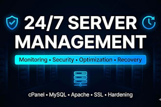 manage your linux server, vps, AWS and website hosting