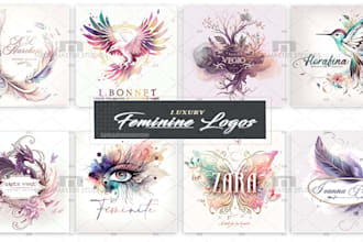 design an impressive delicate logo
