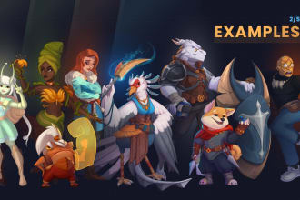 draw character design, concept art or illustration for you