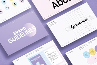 do logo design with brand style guide