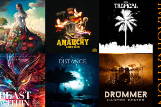 design album cover art for music