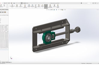 do 3d cad design and mechanical 3d model using solidworks