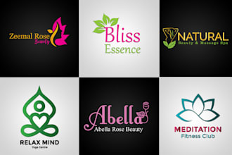 do 3 makeup cosmetics beauty spa yoga natural logo