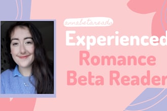 beta read your romance novel
